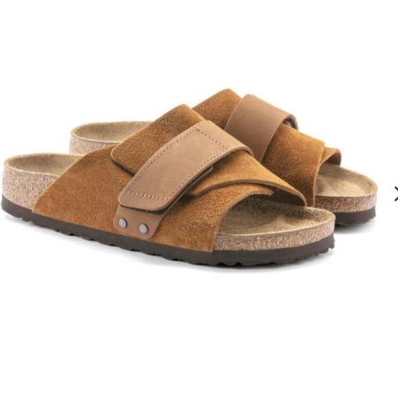 Birkenstock Shoes - Birkenstock Kyoto Nubuck/Suede Leather in Mink